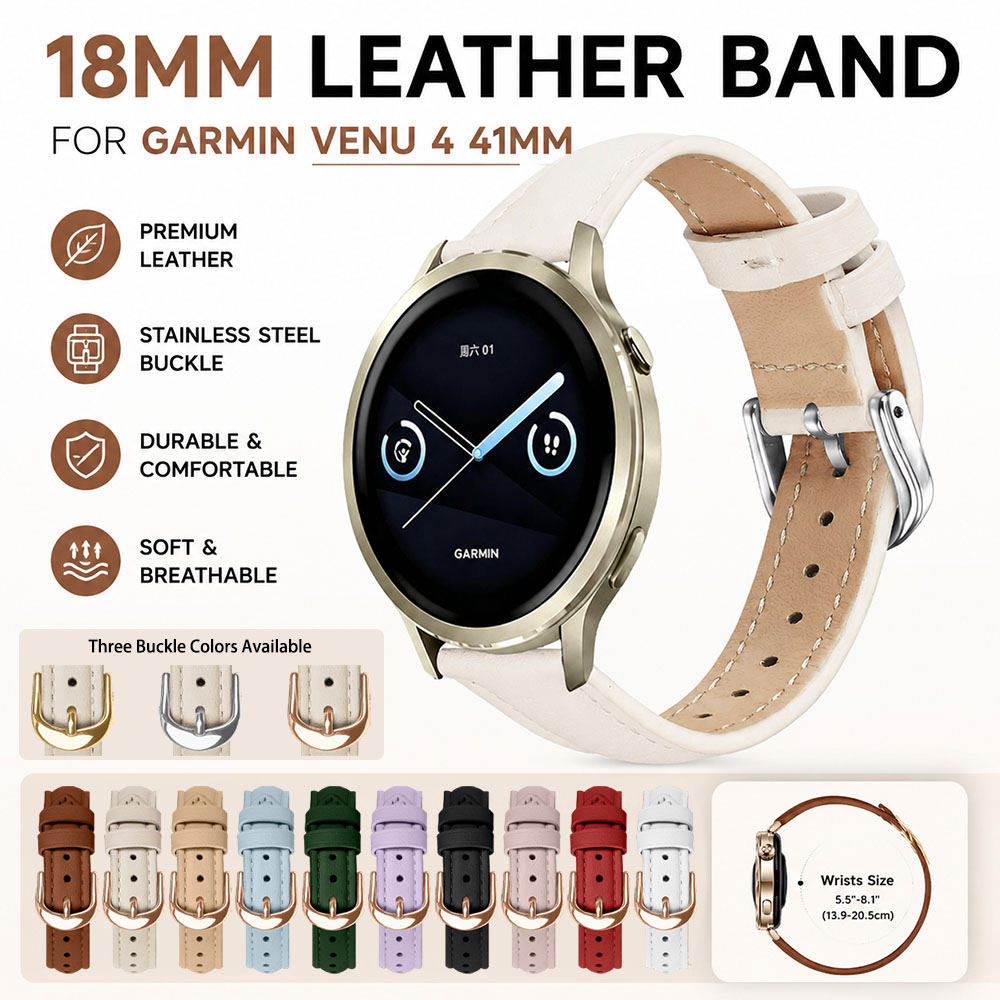 Leather Strap Quick Release - 18mm Quick Release Leather Band for