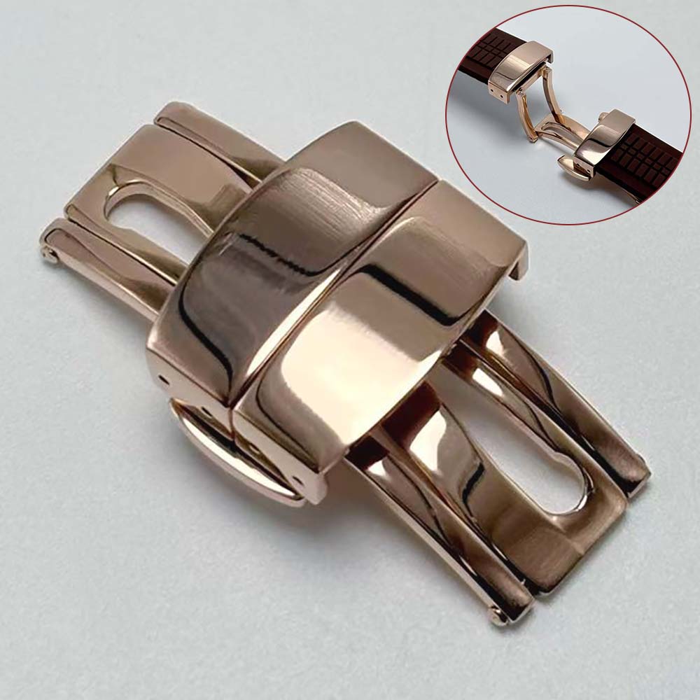 Butterfly Clasp Deployant - High-Quality Stainless Steel Watch Clasp AQUANAUT