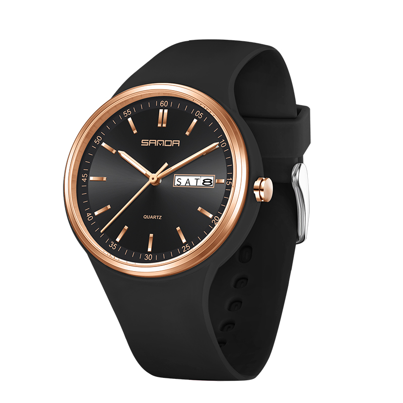 Silicone Band Women - Fashion Calendar High Guality Women's Quartz