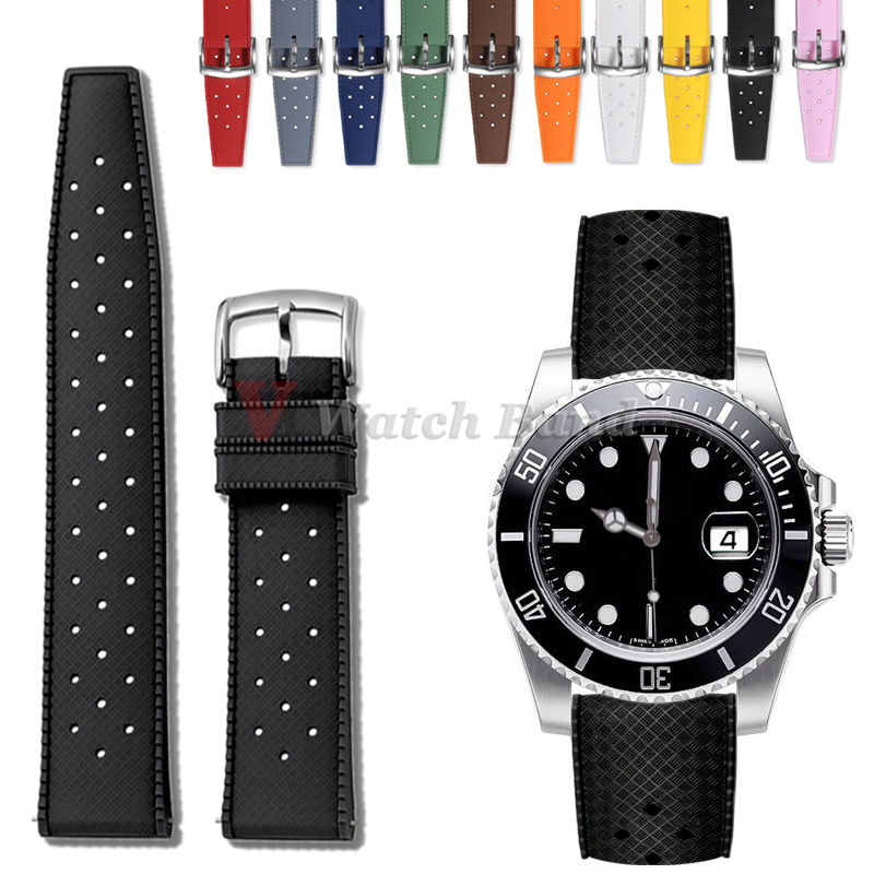 For Fossil for Seiko Bands 18/ - огляд і ціна Rubber Strap Diver
