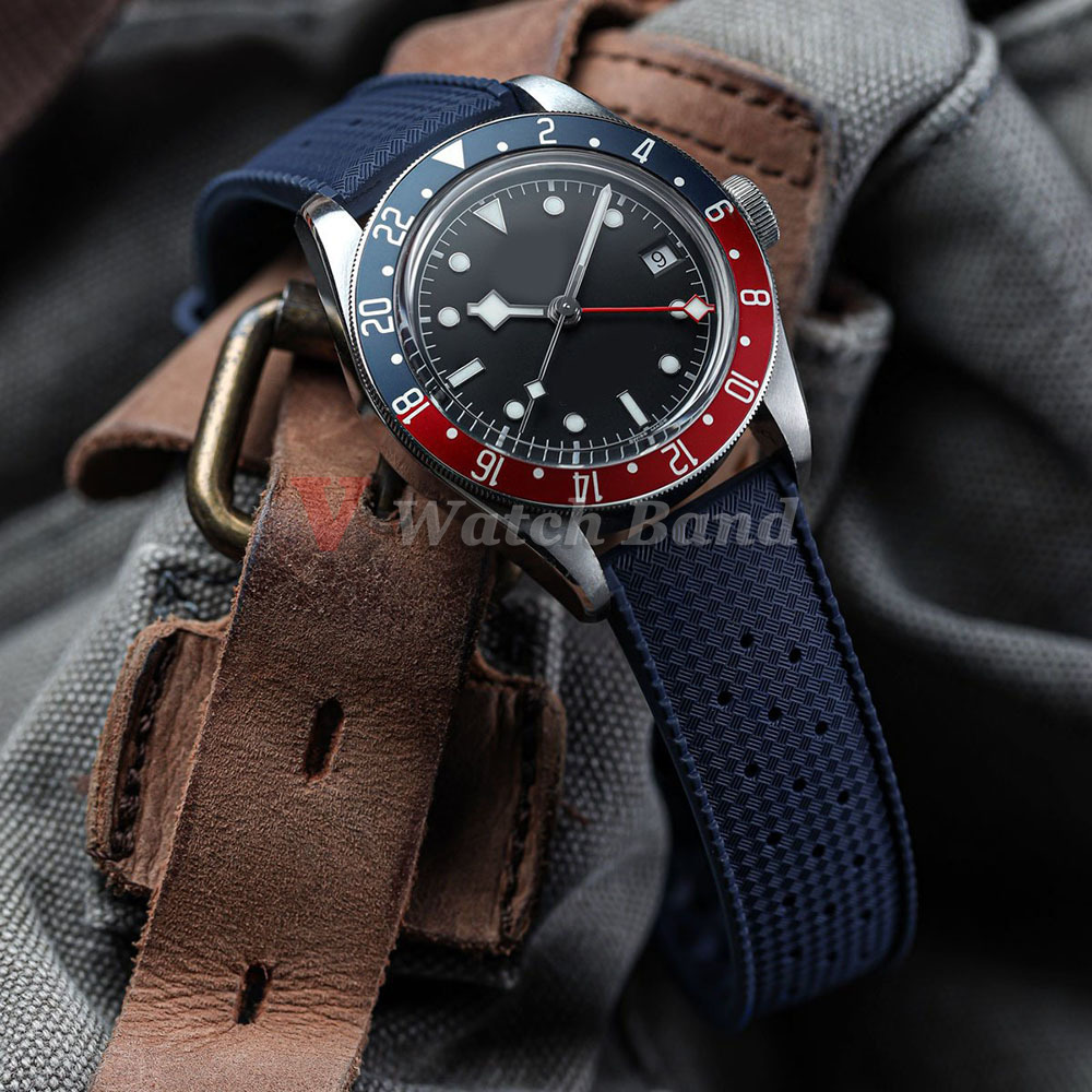 For Fossil for Seiko Bands 18/ - огляд і ціна Rubber Strap Diver