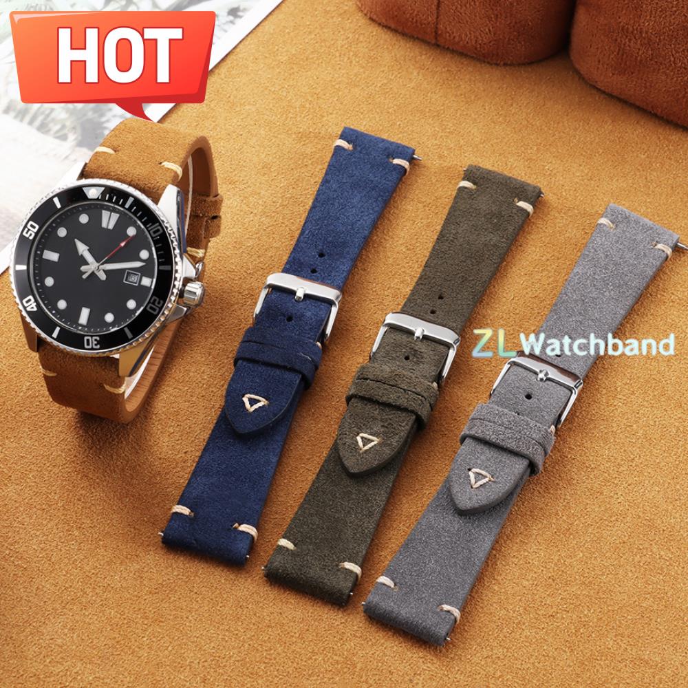 Premium Grade Quick Release Su - огляд і ціна Suede Strap Watch