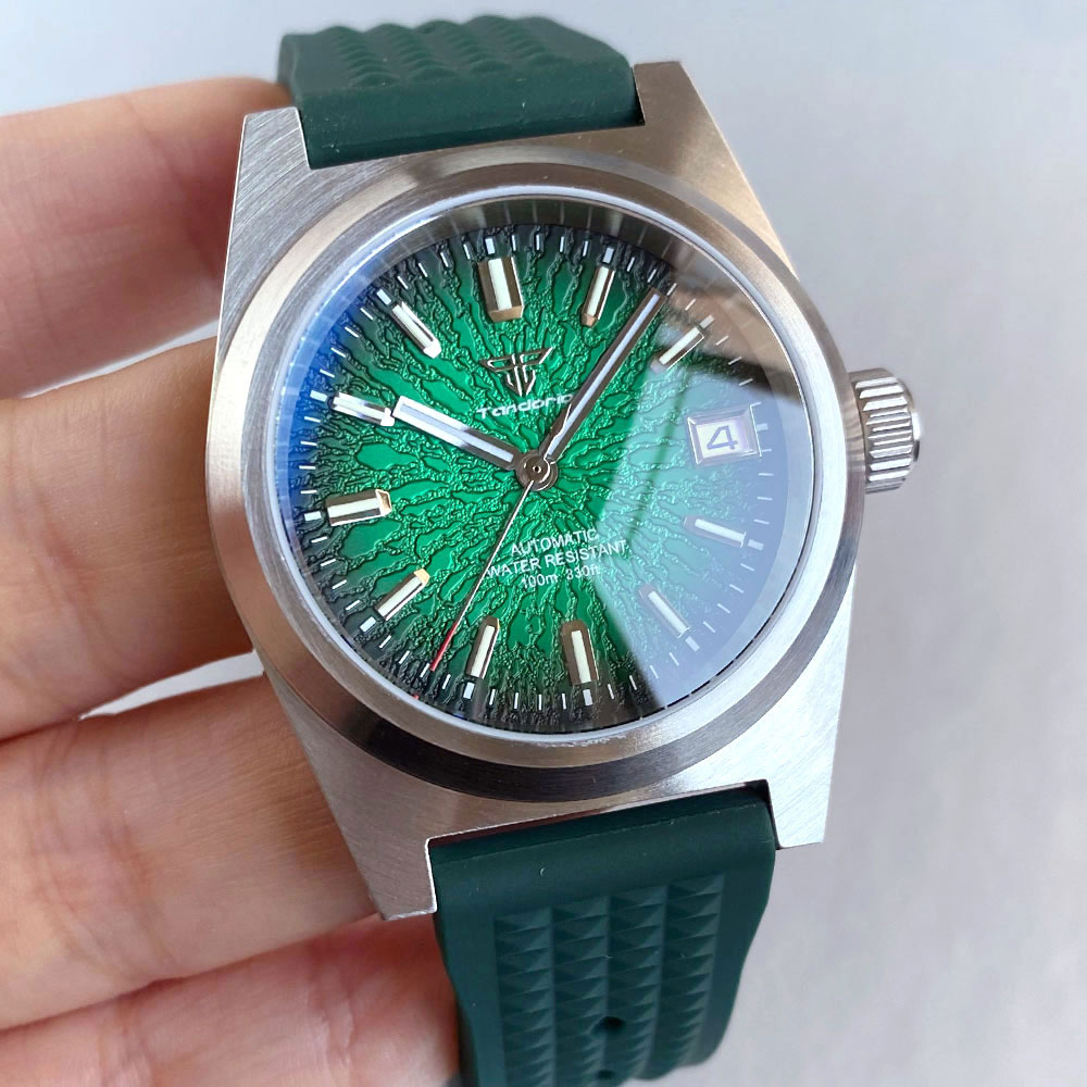 New 38mm Mechanical Watch Men  - огляд і ціна Rubber Strap Diver