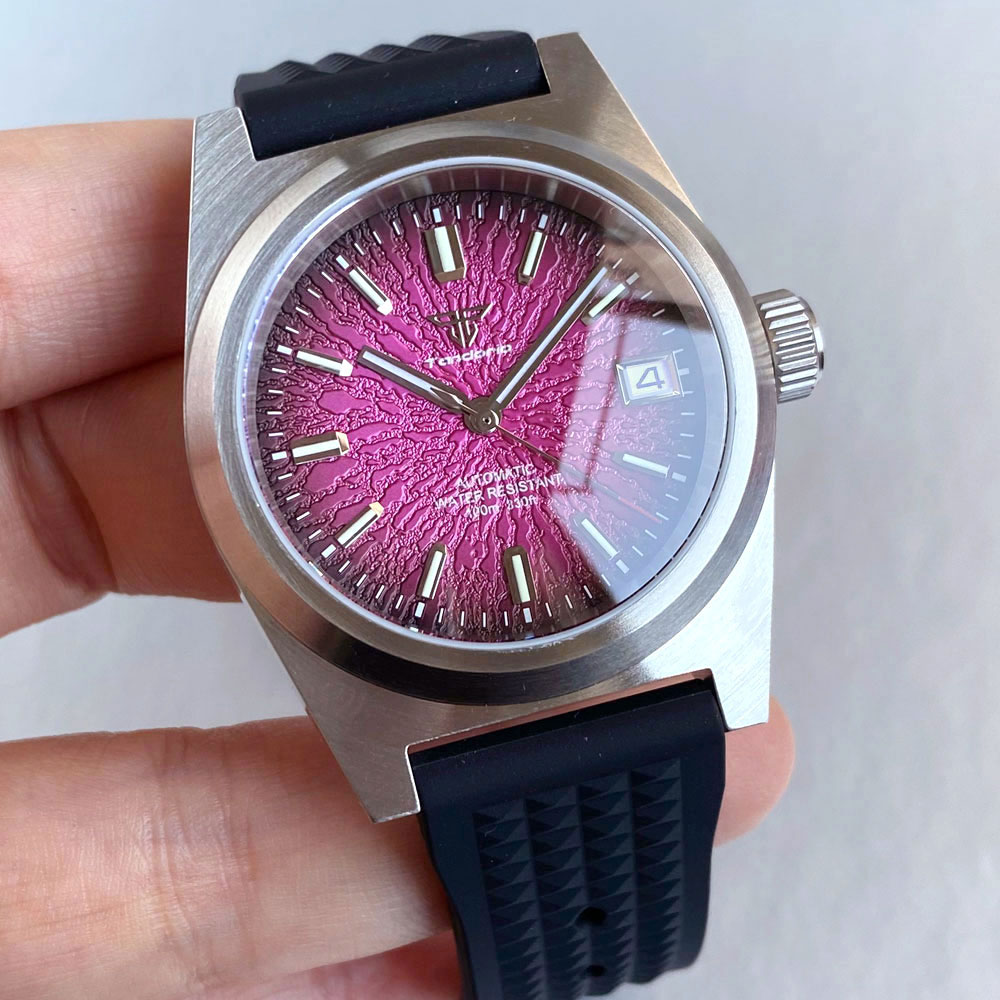 New 38mm Mechanical Watch Men  - огляд і ціна Rubber Strap Diver