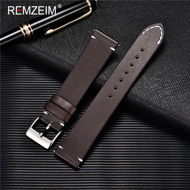 Leather Watchband Strap 18mm 2 - огляд і ціна Leather Strap Quick Release