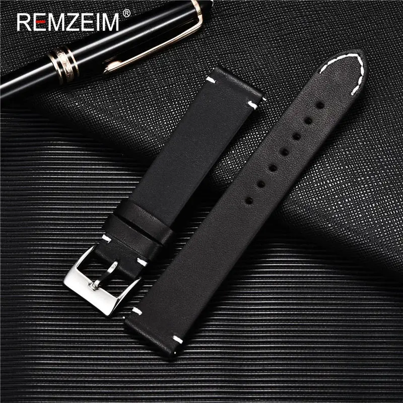 Leather Watchband Strap 18mm 2 - огляд і ціна Leather Strap Quick Release