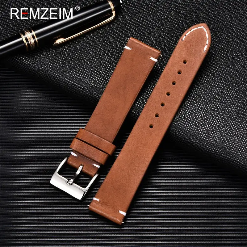 Leather Watchband Strap 18mm 2 - огляд і ціна Leather Strap Quick Release