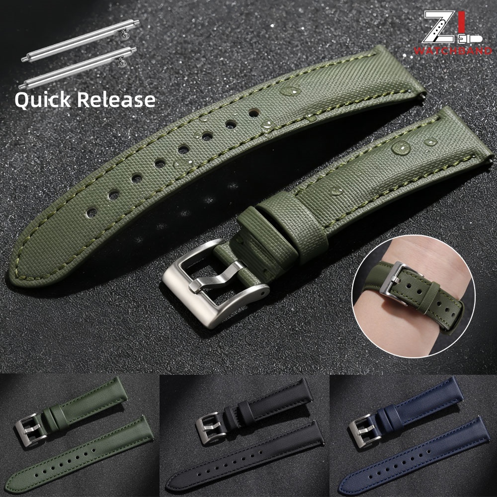 Premium Sailcloth Watch Band f - огляд і ціна Canvas Strap Watch