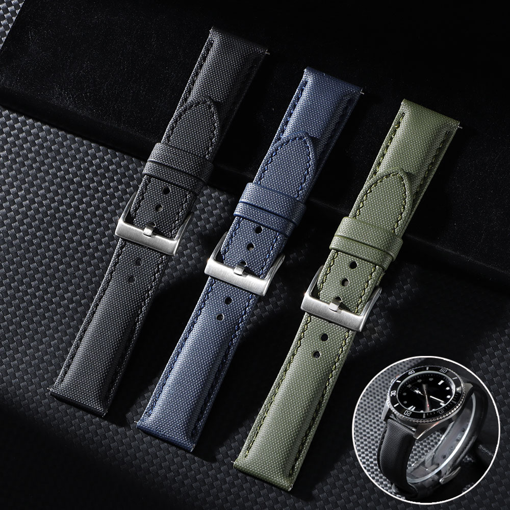 Premium Sailcloth Watch Band f - огляд і ціна Canvas Strap Watch