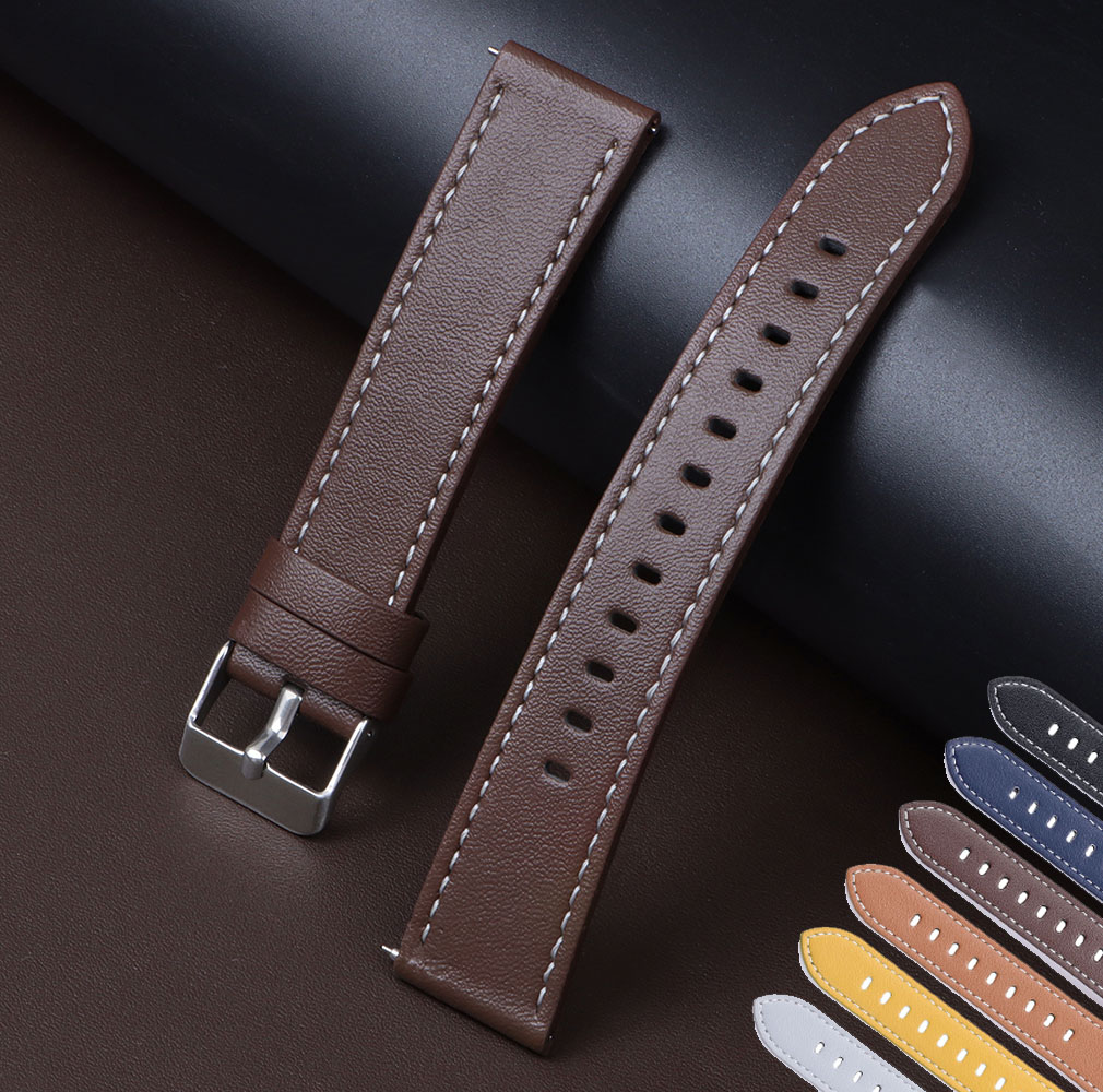 Genuine Calfskin Leather Watch - огляд і ціна Leather Strap Quick Release