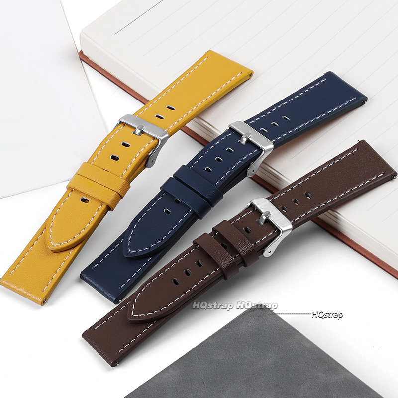 Genuine Calfskin Leather Watch - огляд і ціна Leather Strap Quick Release