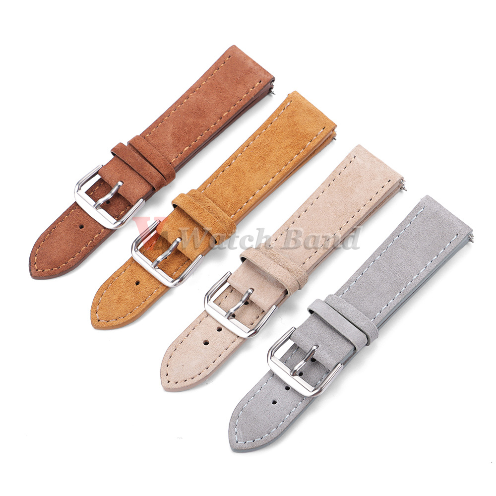Suede Leather Watch Strap 18mm - огляд і ціна Suede Strap Watch
