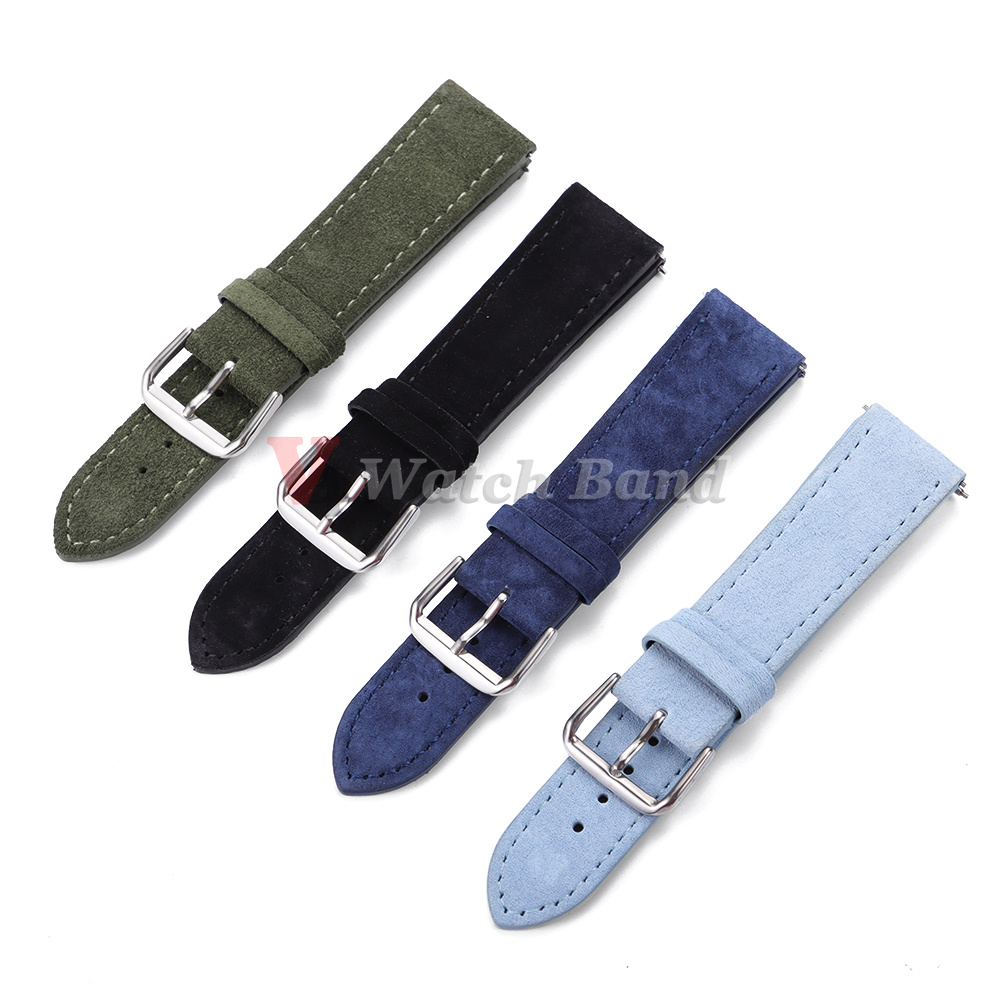 Suede Leather Watch Strap 18mm - огляд і ціна Suede Strap Watch