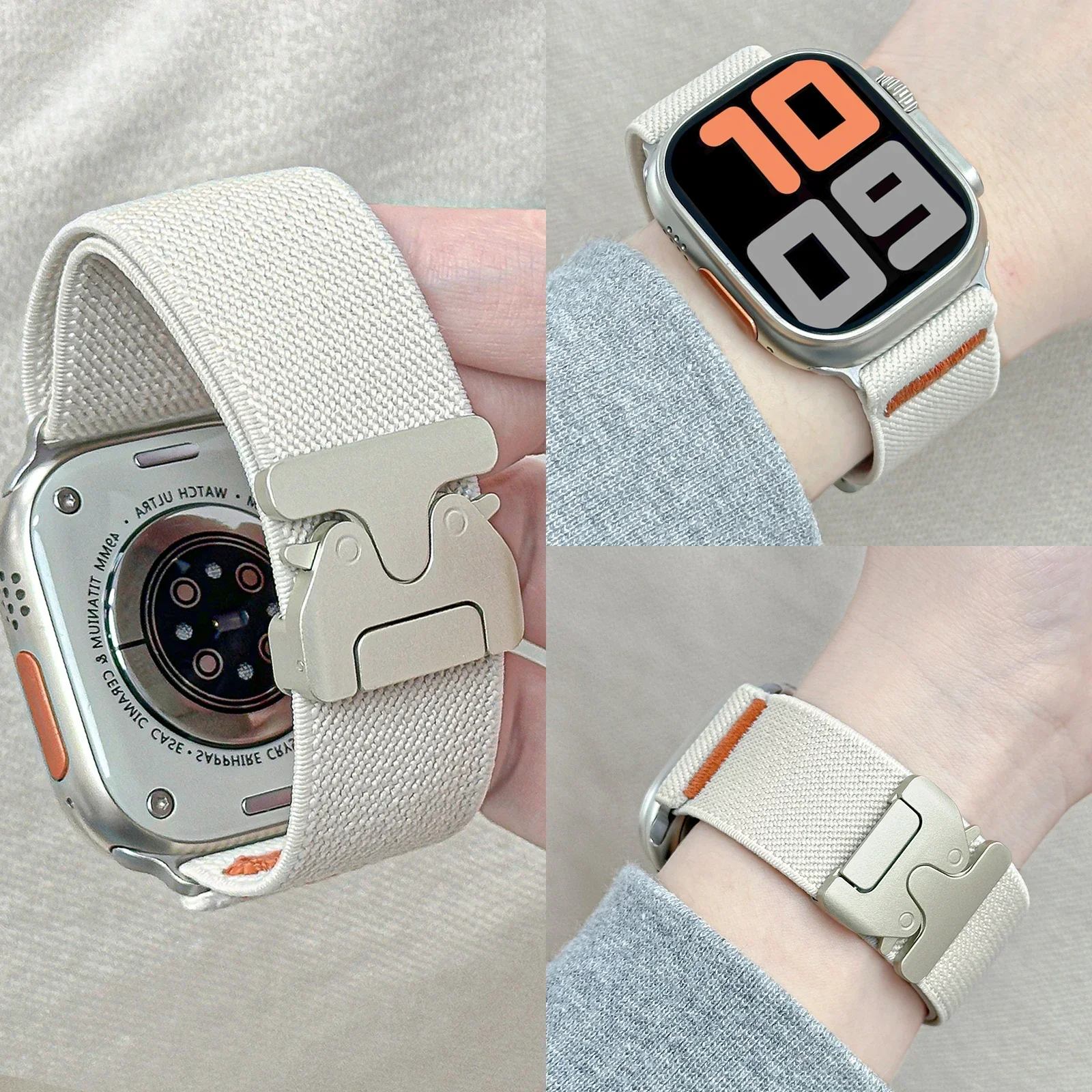 Nylon Strap for Apple Watch ba - огляд і ціна Parachute Strap Elastic