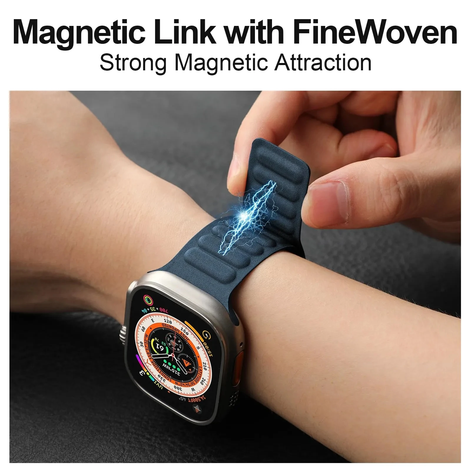 FineWoven Magnetic Loop Strap  - огляд і ціна Milanese Loop Magnetic