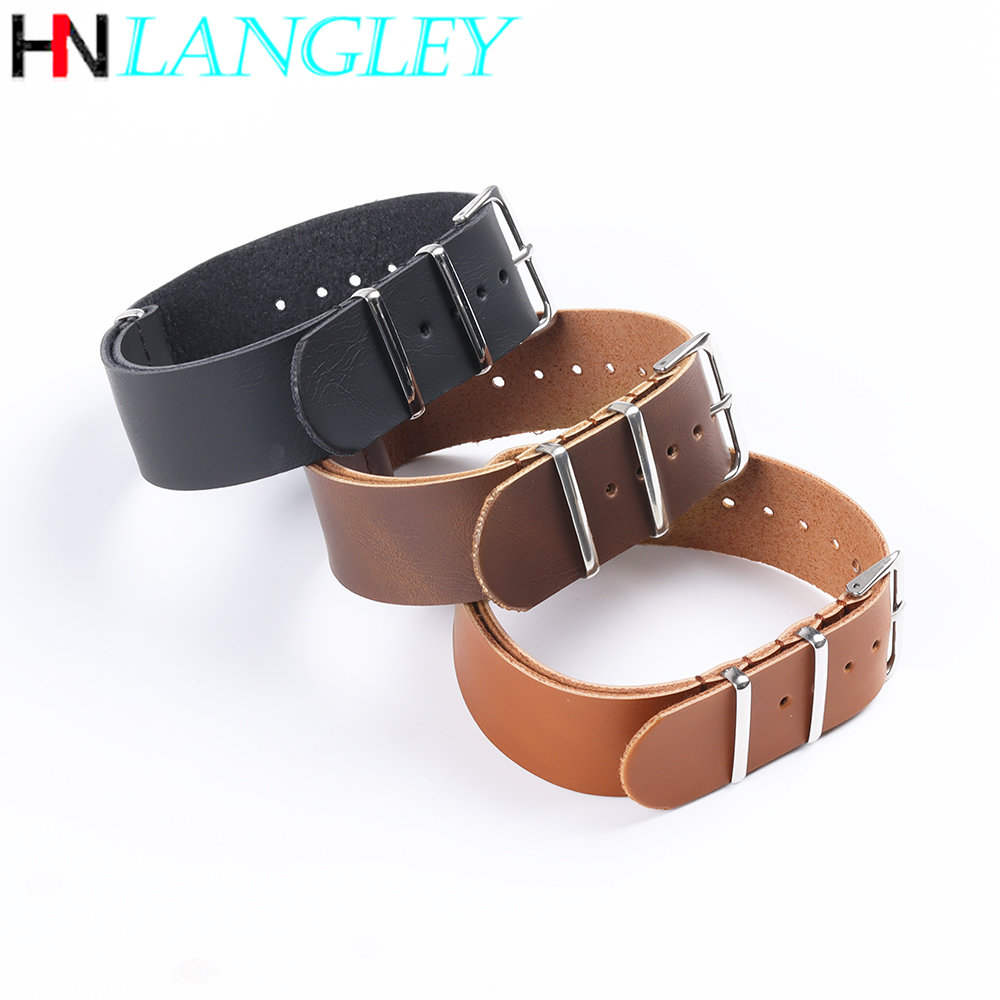 Ultra Thin Leather Watch Band  - огляд і ціна Nato Strap Nylon