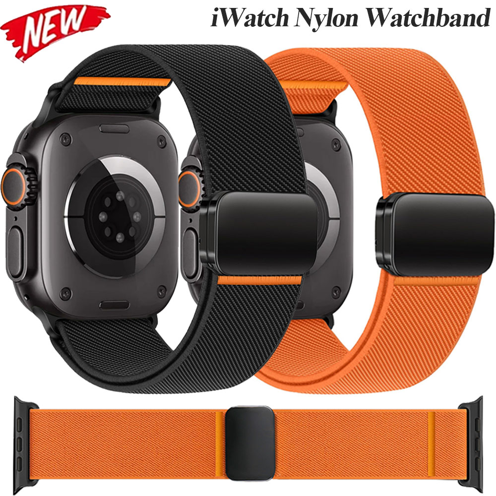 Nylon Loop Strap For Apple Wat - огляд і ціна Milanese Loop Magnetic