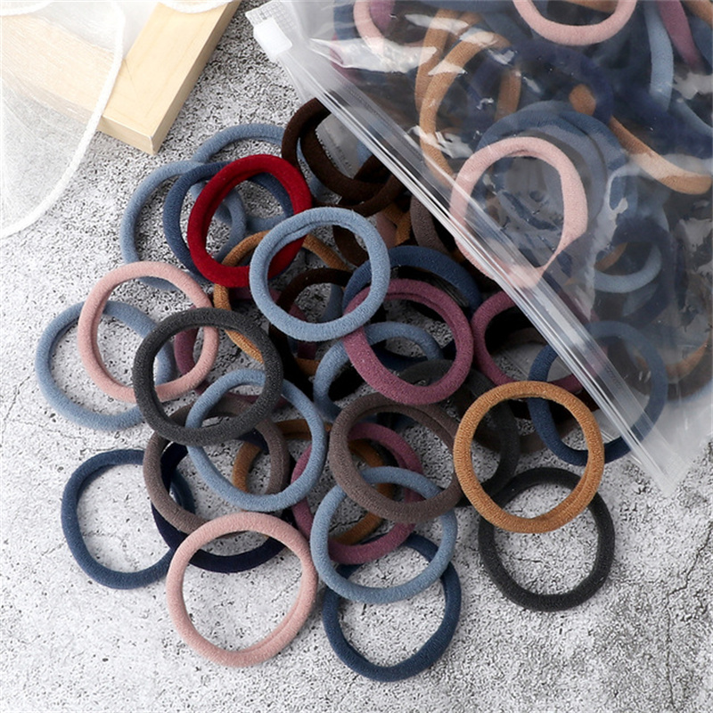 50PCS/Set Women Girls Basic Ha - огляд і ціна Silicone Band Women