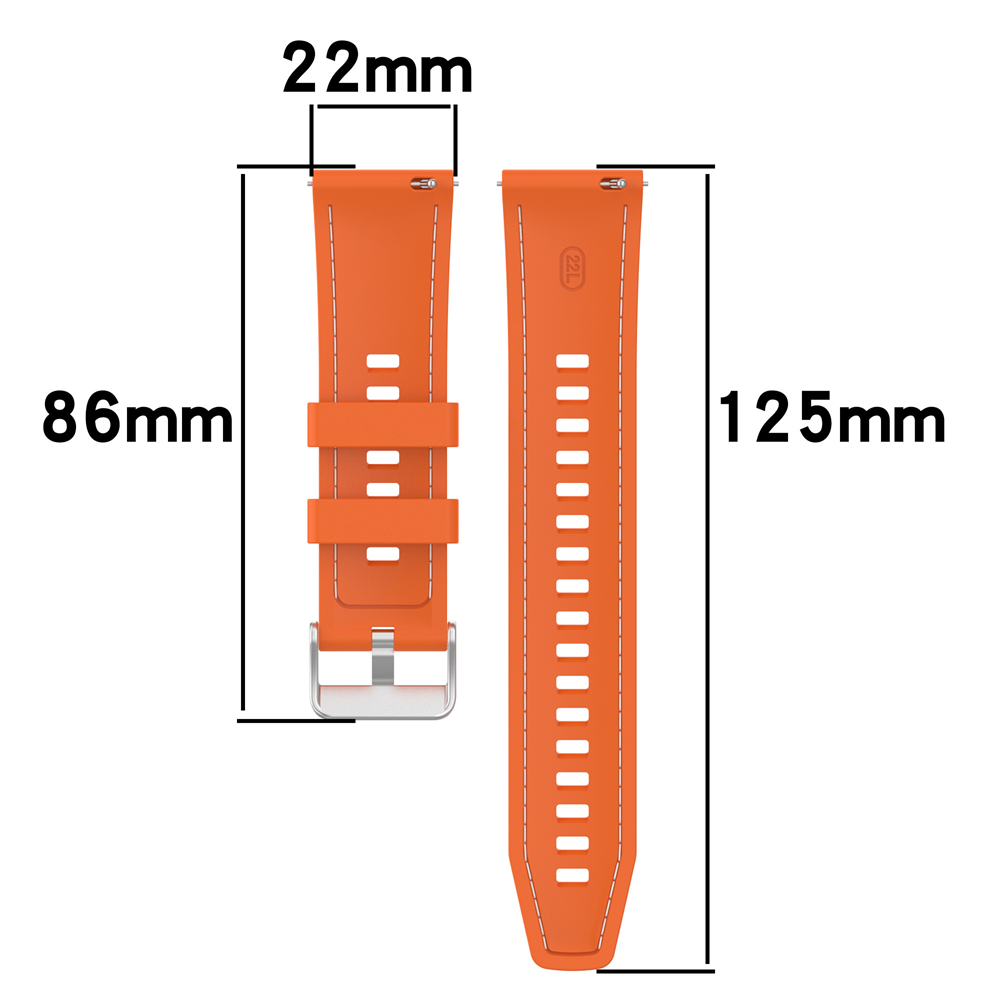 22mm Stitching silicone univer - огляд і ціна Silicone Watch Band 22Mm