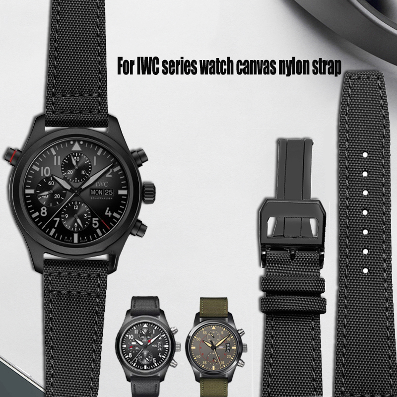 Nylon Canvas Watchband For IWC - огляд і ціна Canvas Strap Watch