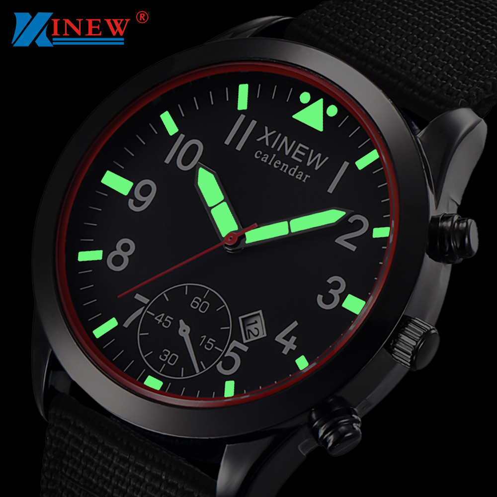 2020 XINEW Watches Men Fashion - огляд і ціна Canvas Strap Watch