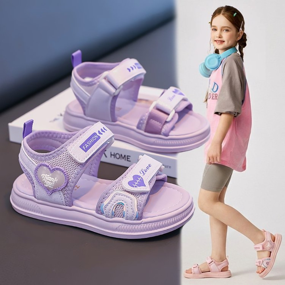 Girls' Heart-Shaped Princess S - огляд і ціна Sport Loop Velcro