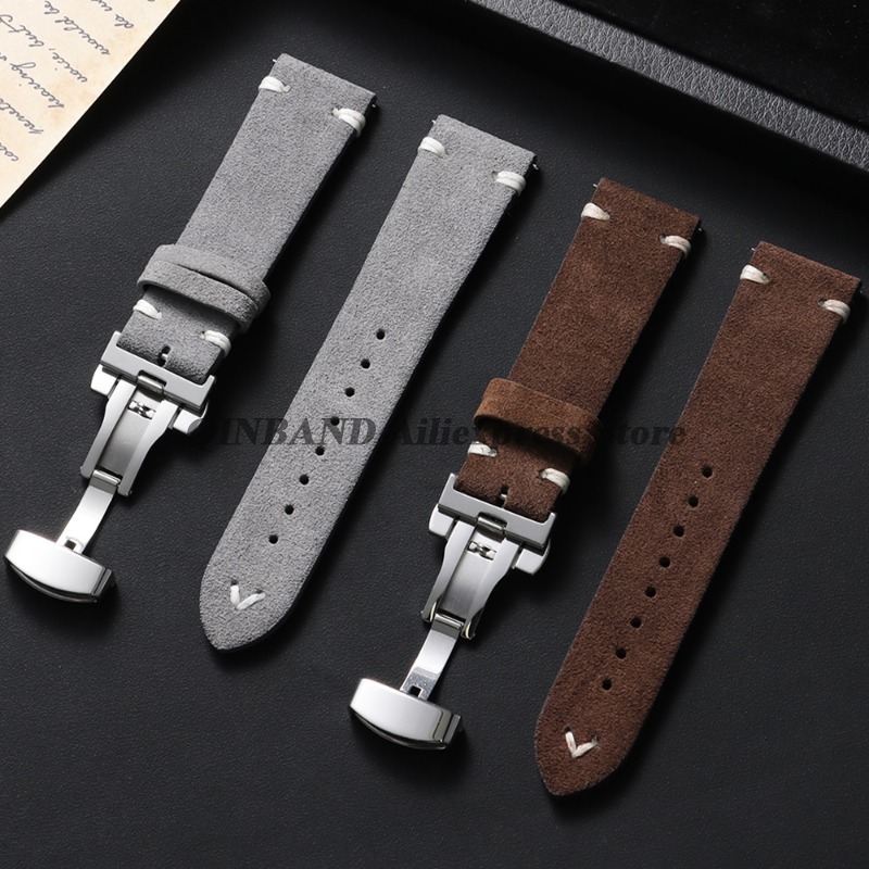18mm 20mm 22mm Quick Release S - огляд і ціна Suede Strap Watch