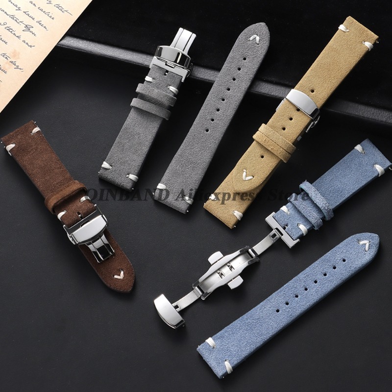 18mm 20mm 22mm Quick Release S - огляд і ціна Suede Strap Watch