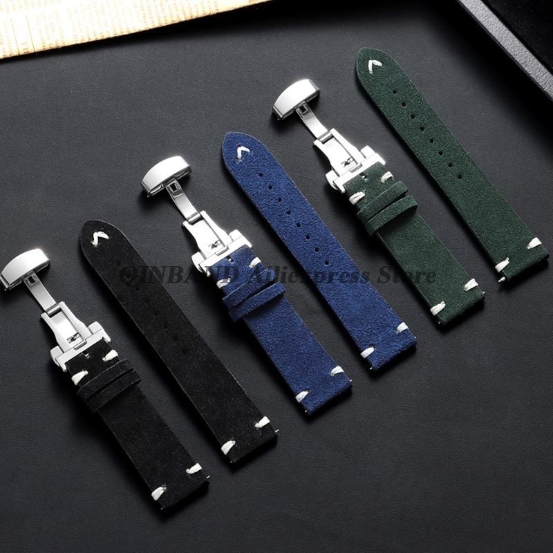 18mm 20mm 22mm Quick Release S - огляд і ціна Suede Strap Watch