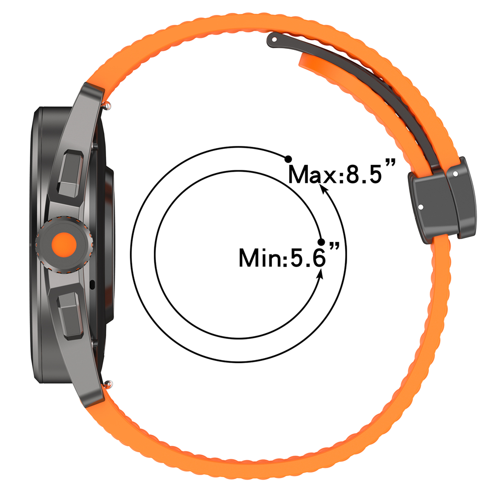 22MM Silicone Strap For HUAWEI - огляд і ціна Silicone Watch Band 22Mm