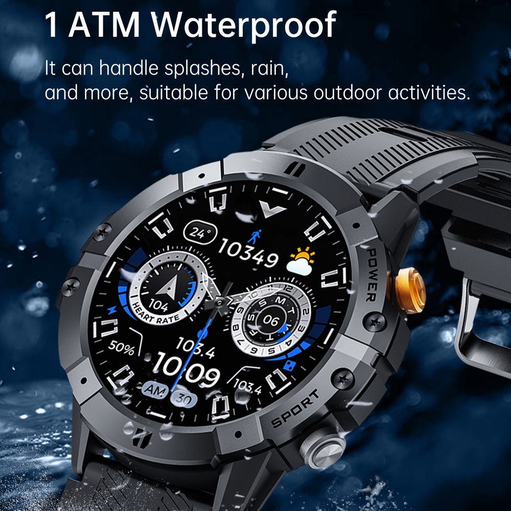 Outdoor Military Smart Watch B - огляд і ціна Rubber Strap Diver