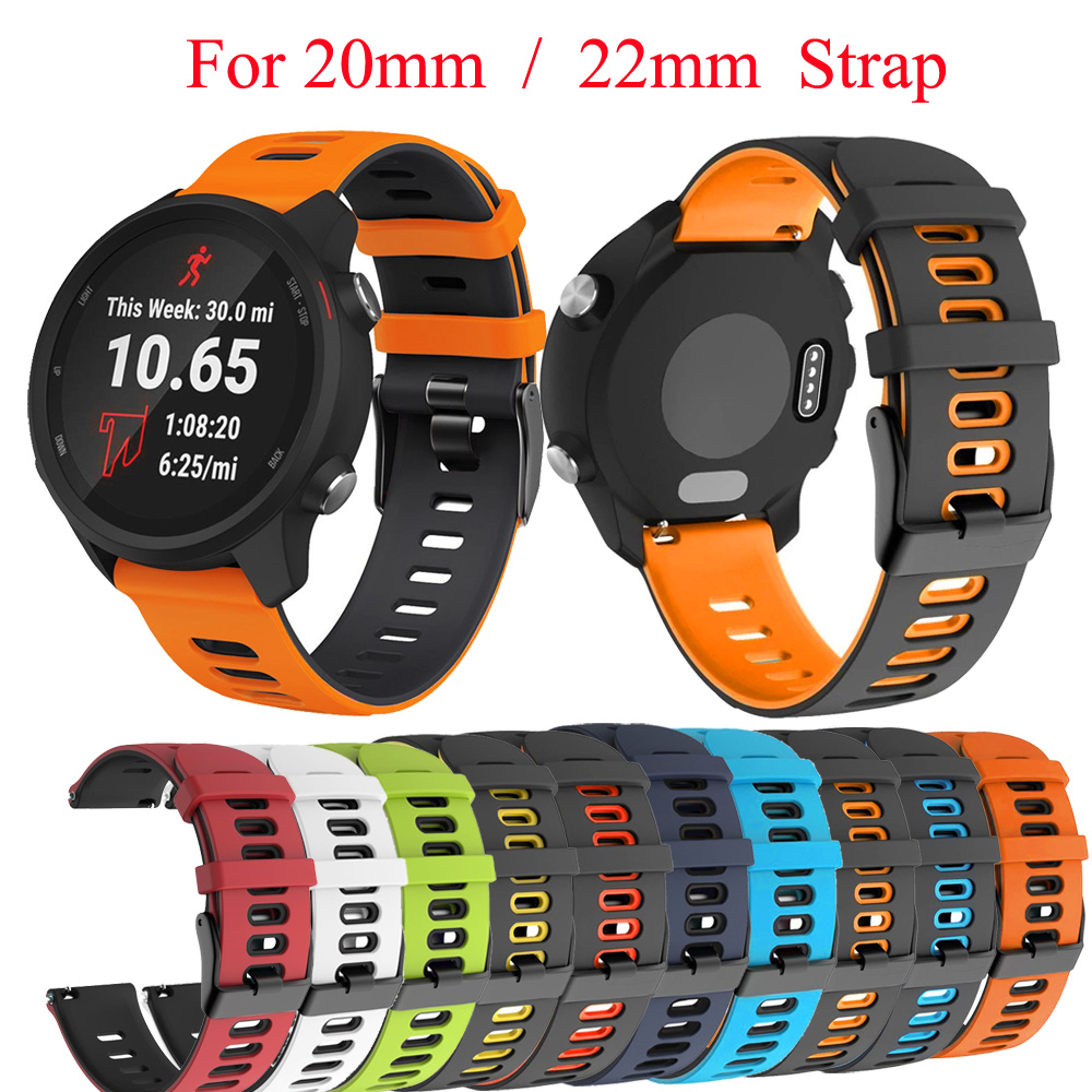 20 22mm Wrist Straps Band For  - огляд і ціна Silicone Watch Band 22Mm