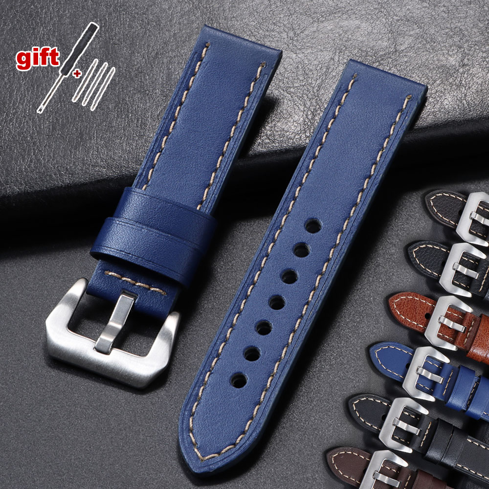 18mm 20mm 22mm 24mm Genuine Le - огляд і ціна Suede Strap Watch