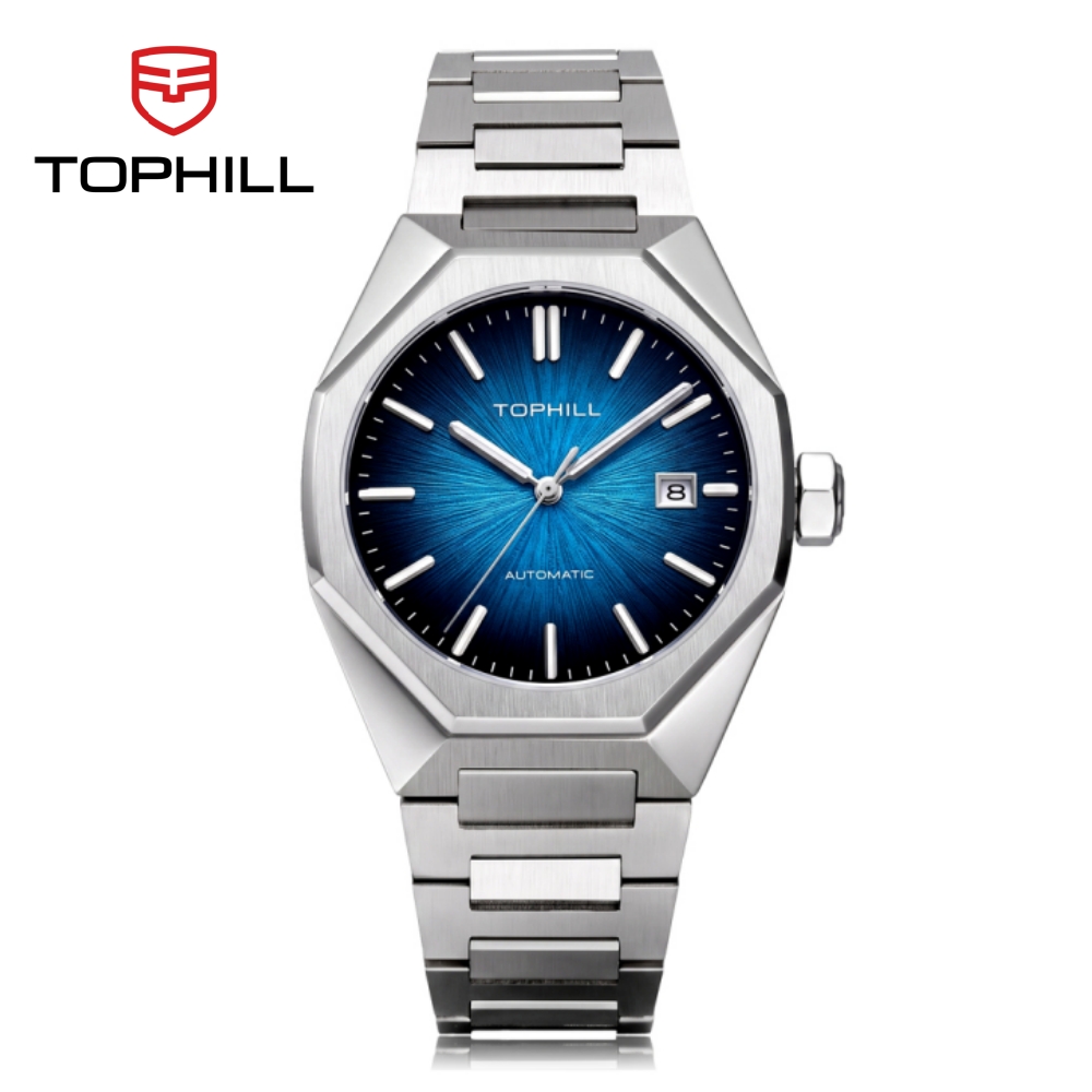 TOPHILL 39mm Miyota 8215 Mecha - огляд і ціна Butterfly Clasp Deployant