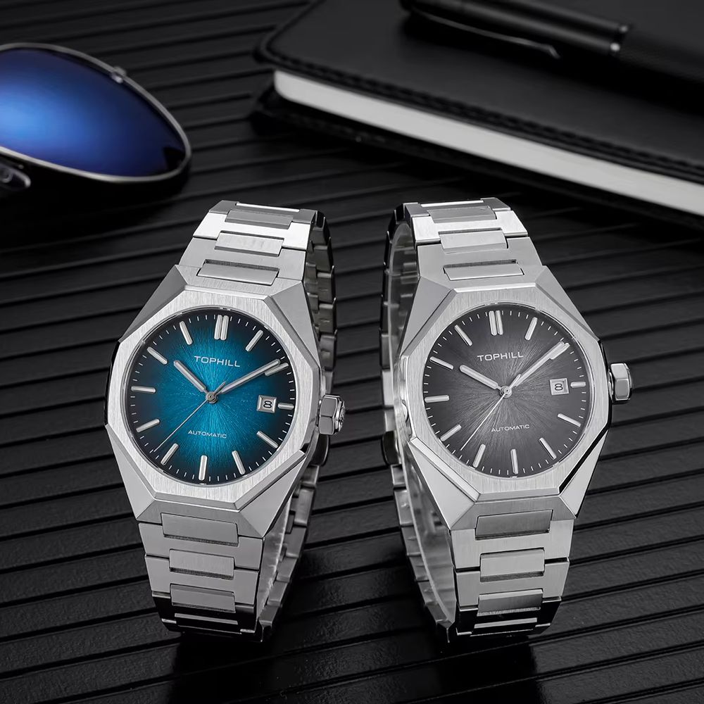 TOPHILL 39mm Miyota 8215 Mecha - огляд і ціна Butterfly Clasp Deployant