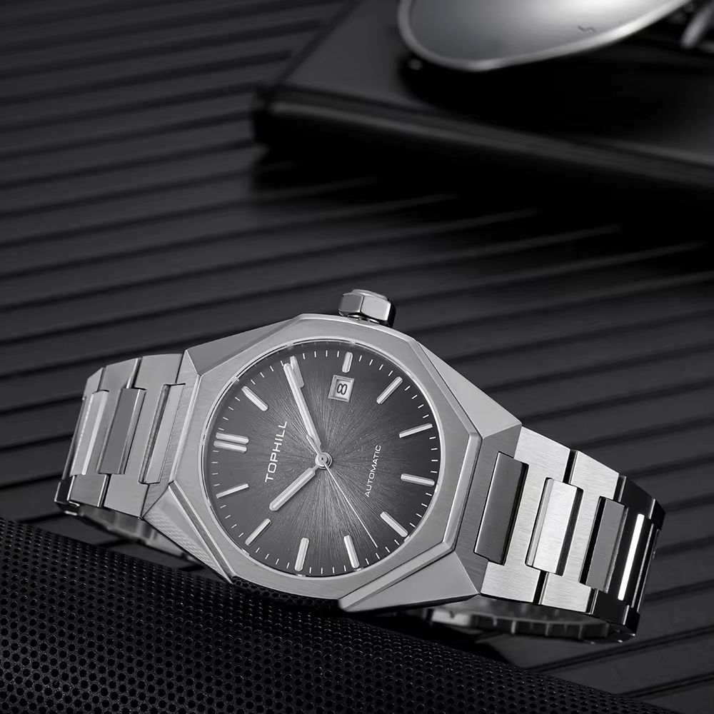 TOPHILL 39mm Miyota 8215 Mecha - огляд і ціна Butterfly Clasp Deployant