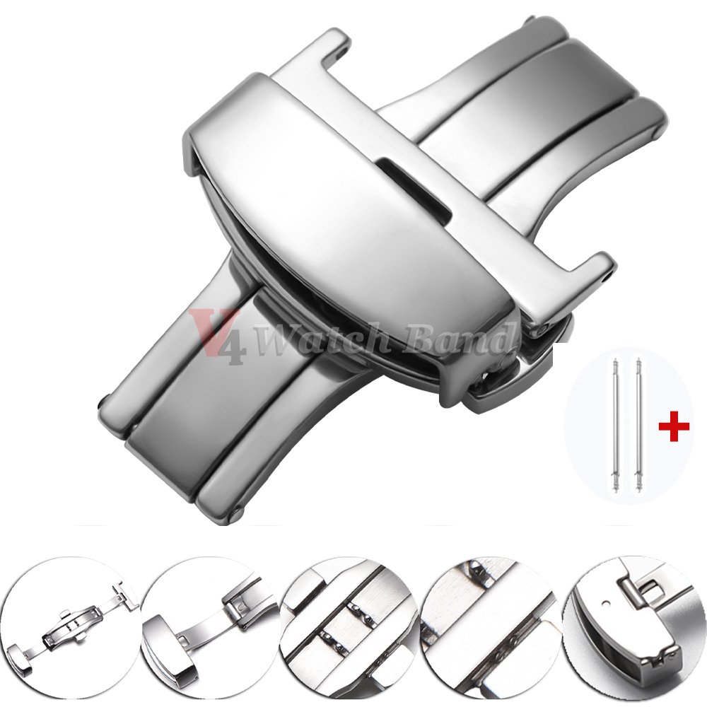 Polished Matte Double Button W - огляд і ціна Butterfly Clasp Deployant