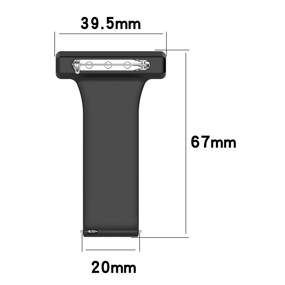 Pin Brooch Watch Strap 20MM 22 - огляд і ціна Silicone Watch Band 22Mm