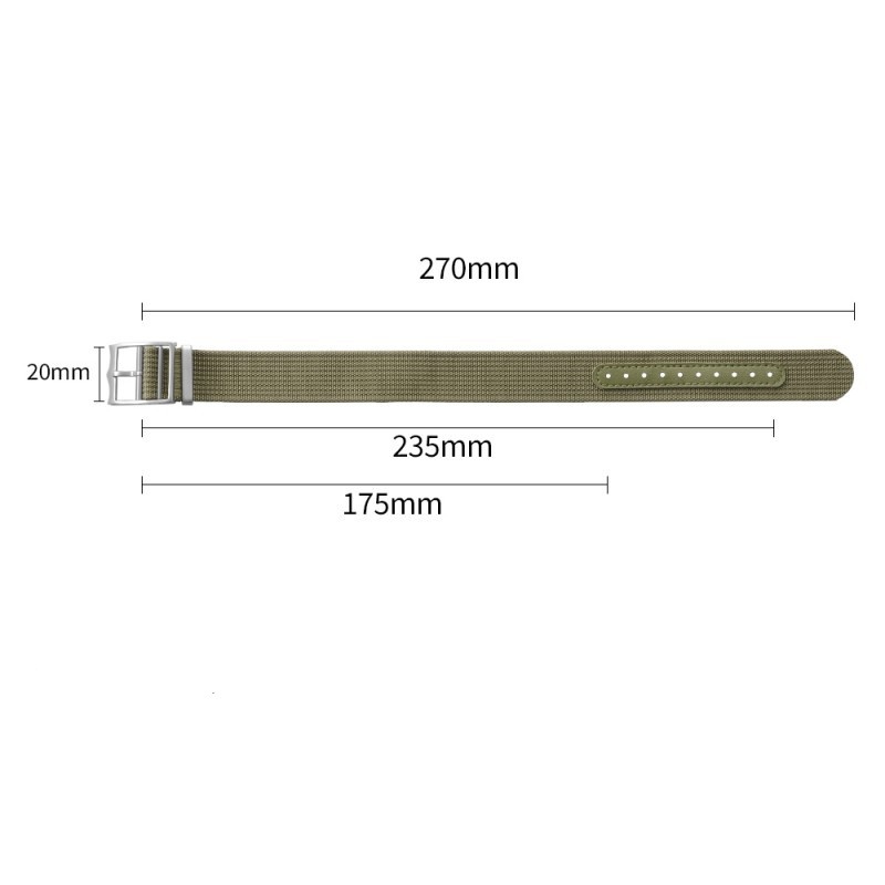 20mm 22mm High Quality Nylon C - огляд і ціна Canvas Strap Watch