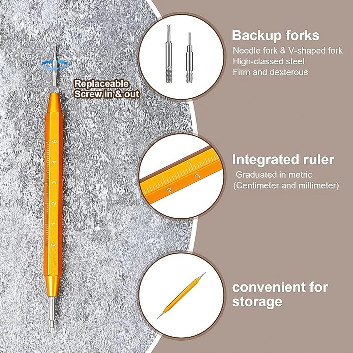 Double Ended Watch Spring Bar  - огляд і ціна Spring Bar Tool Set