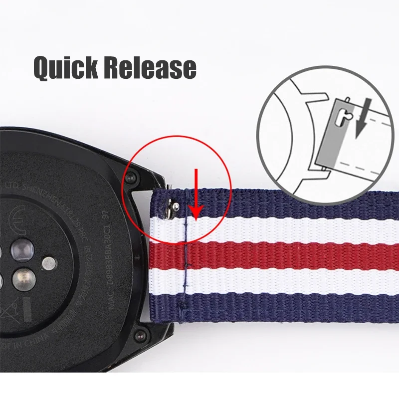 20mm 22mm Woven Nylon Strap fo - огляд і ціна Nato Strap Nylon