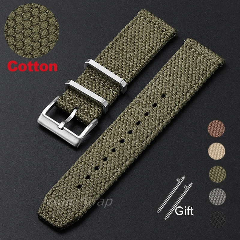 20mm 22mm Nylon Cotton Watch S - огляд і ціна Nato Strap Nylon