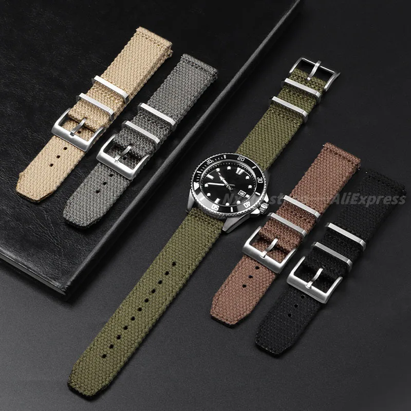 20mm 22mm Nylon Cotton Watch S - огляд і ціна Nato Strap Nylon