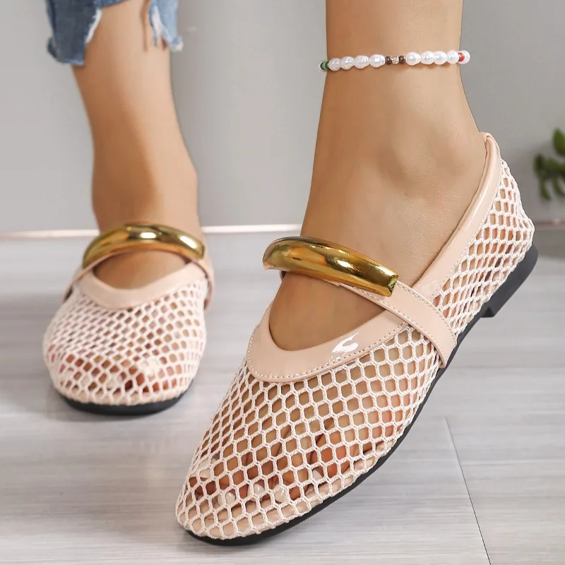 Women's Breathable Summer Roun - огляд і ціна Mesh Strap Metal