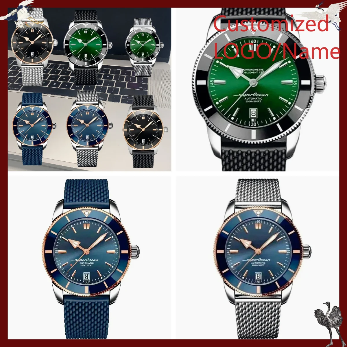 A1212 Store Customized Watches - огляд і ціна Stainless Bracelet Diver