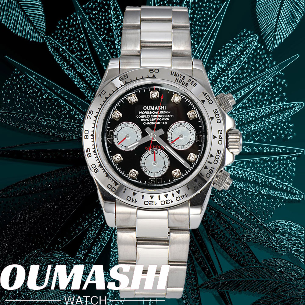 Luxury VK63 WATCH 39mm quartz  - огляд і ціна Stainless Bracelet Diver