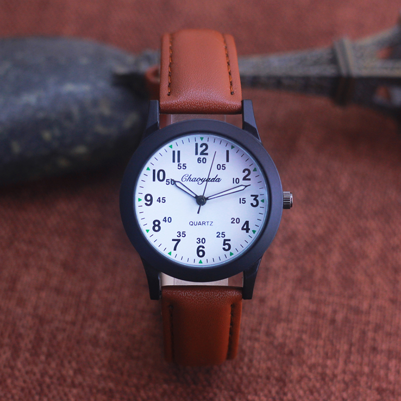Chaoyada Fashion Men Boys Leat - огляд і ціна Leather Watch Band Men