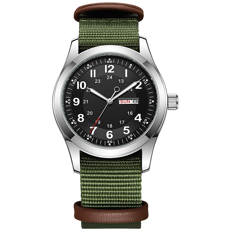 2026 Men's 42mm Watch Glow in  - огляд і ціна Canvas Strap Watch