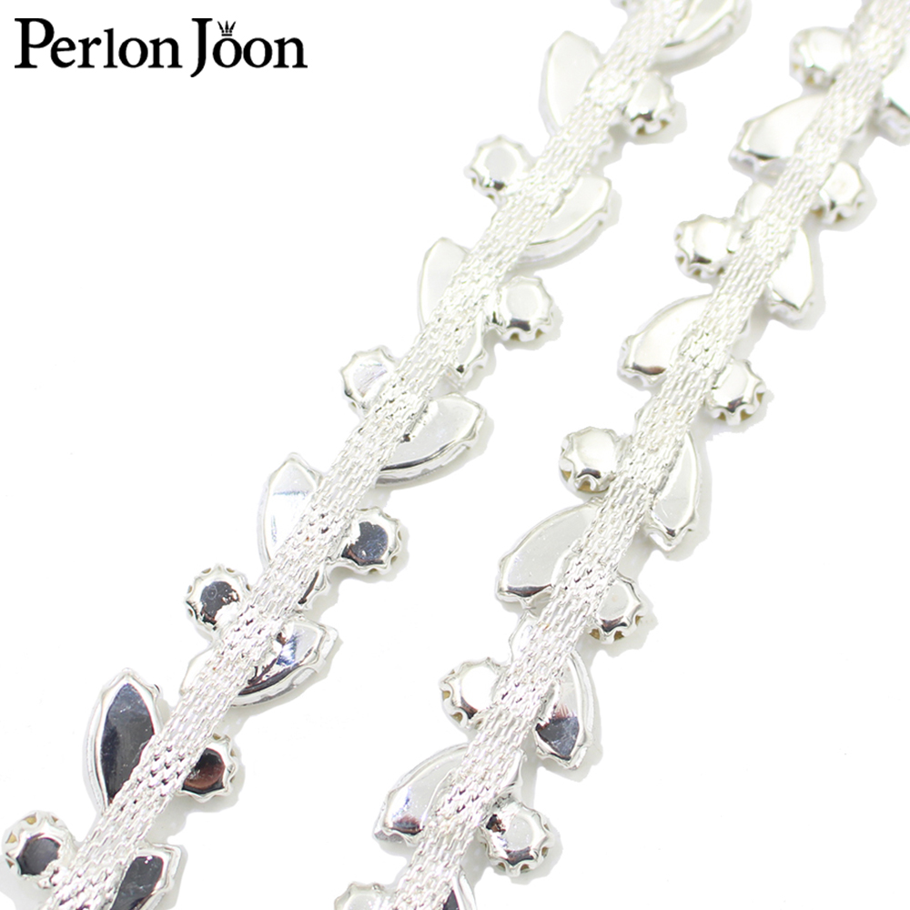 Leaf Round Crystal Rhinestone  - огляд і ціна Perlon Strap Woven