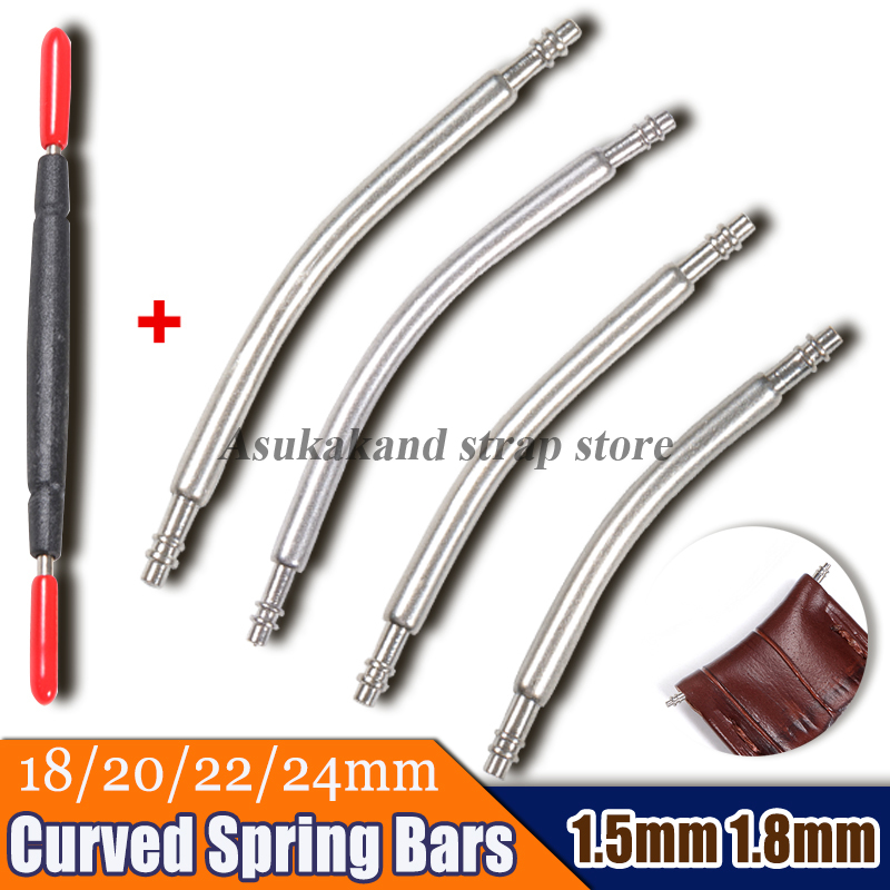 10pcs 1.5mm 1.8mm Diameter Sta - огляд і ціна Curved Spring Bar